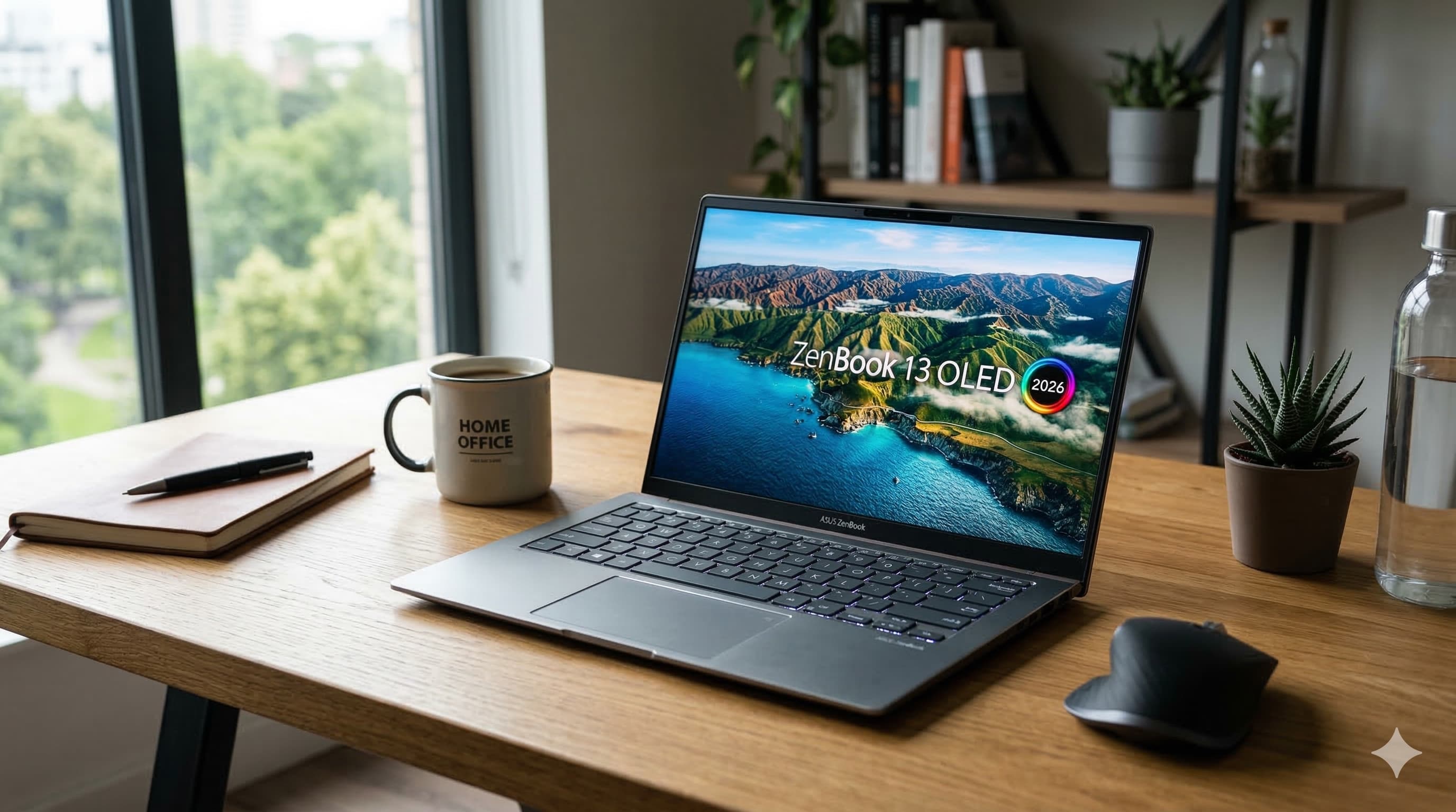 Asus ZenBook 13 2026 với màn hình OLED ấn tượng