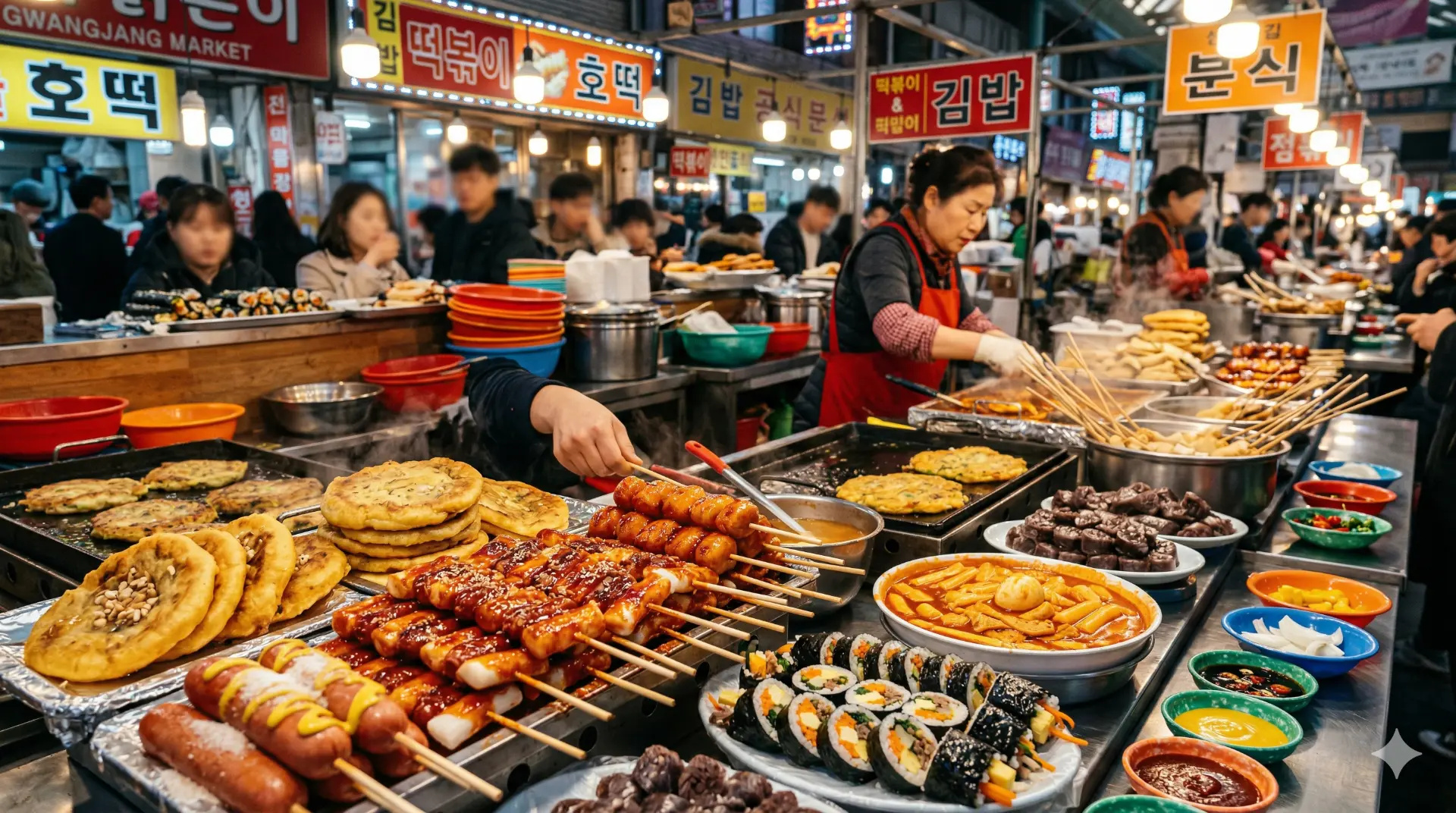 Ẩm thực đường phố Hàn Quốc phong phú và hấp dẫn