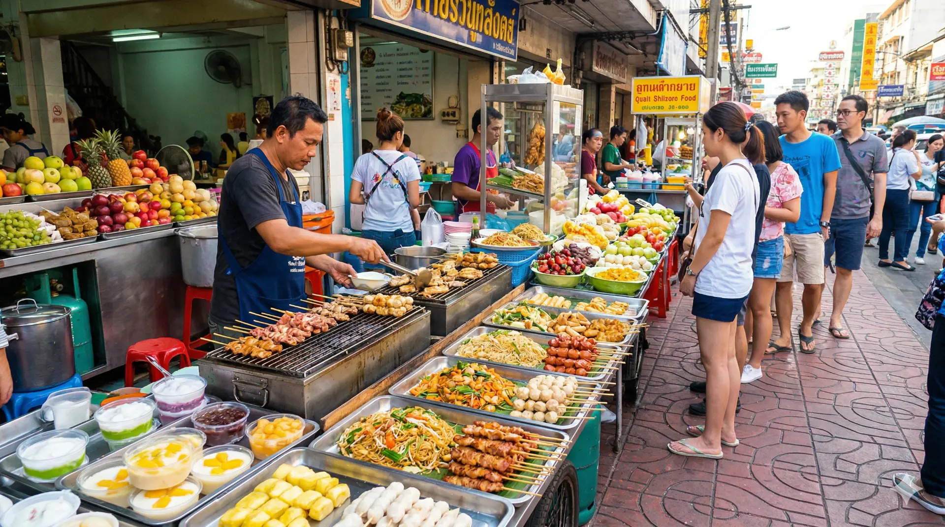 Ẩm thực đường phố tại Bangkok đa dạng và hấp dẫn