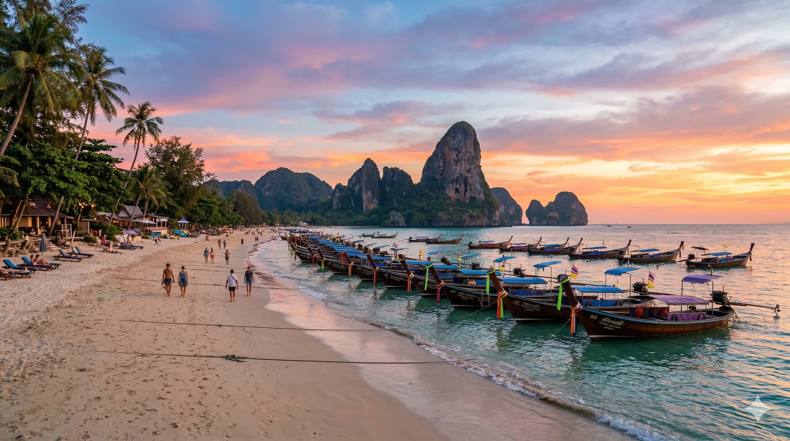 Bãi biển Phuket lúc hoàng hôn