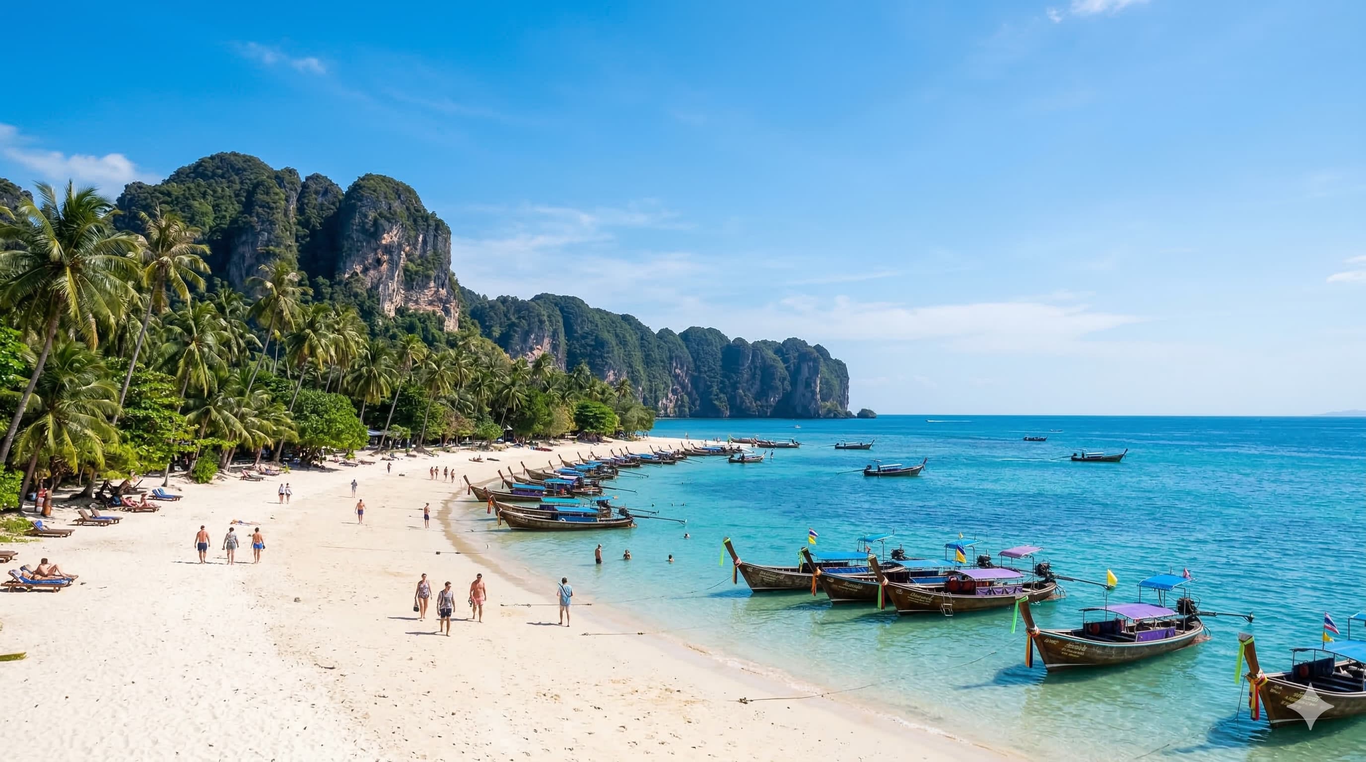 Bãi biển Thái Lan vào mùa khô hấp dẫn du khách
