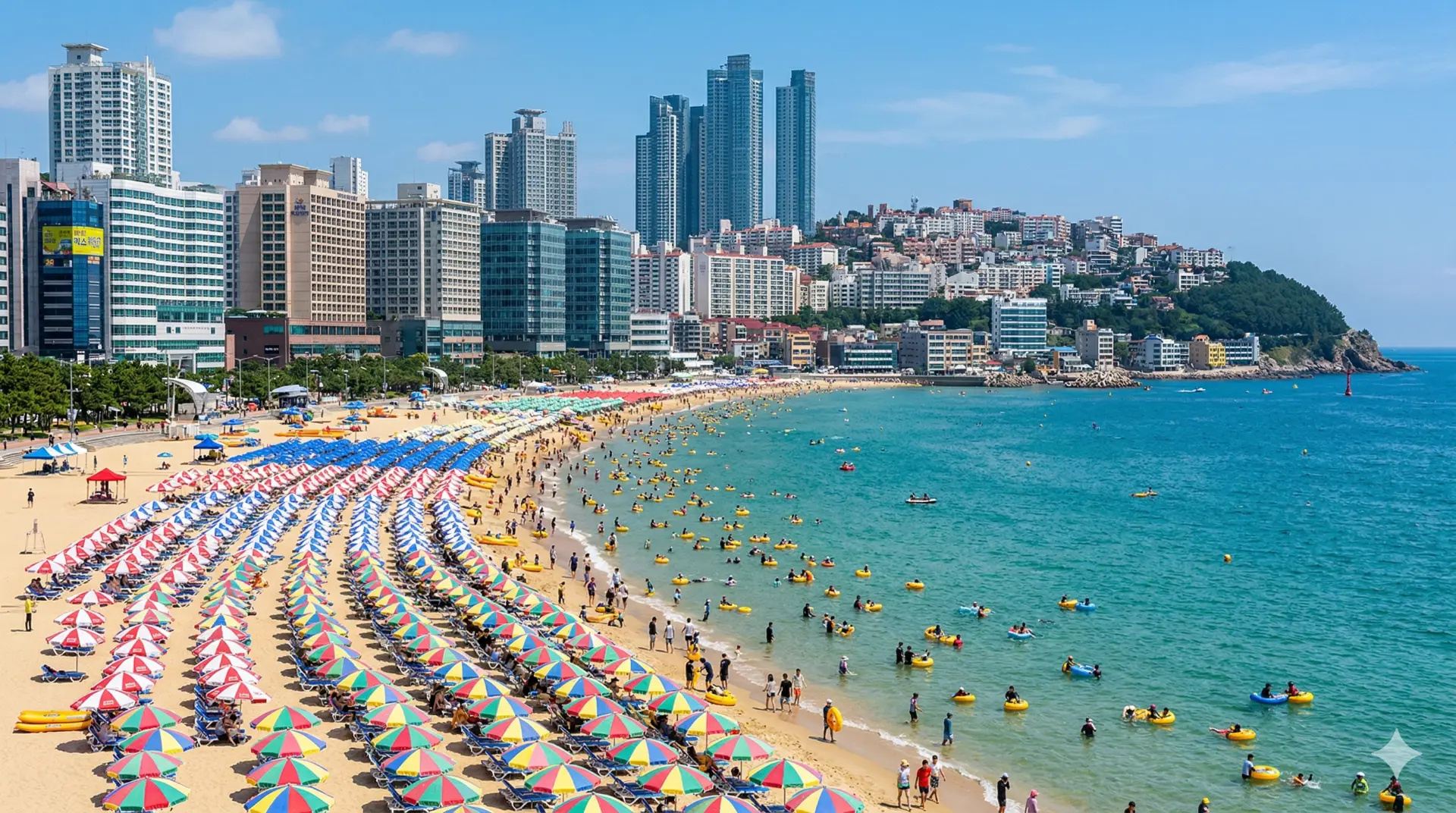 Biển Busan là điểm đến lý tưởng vào mùa hè