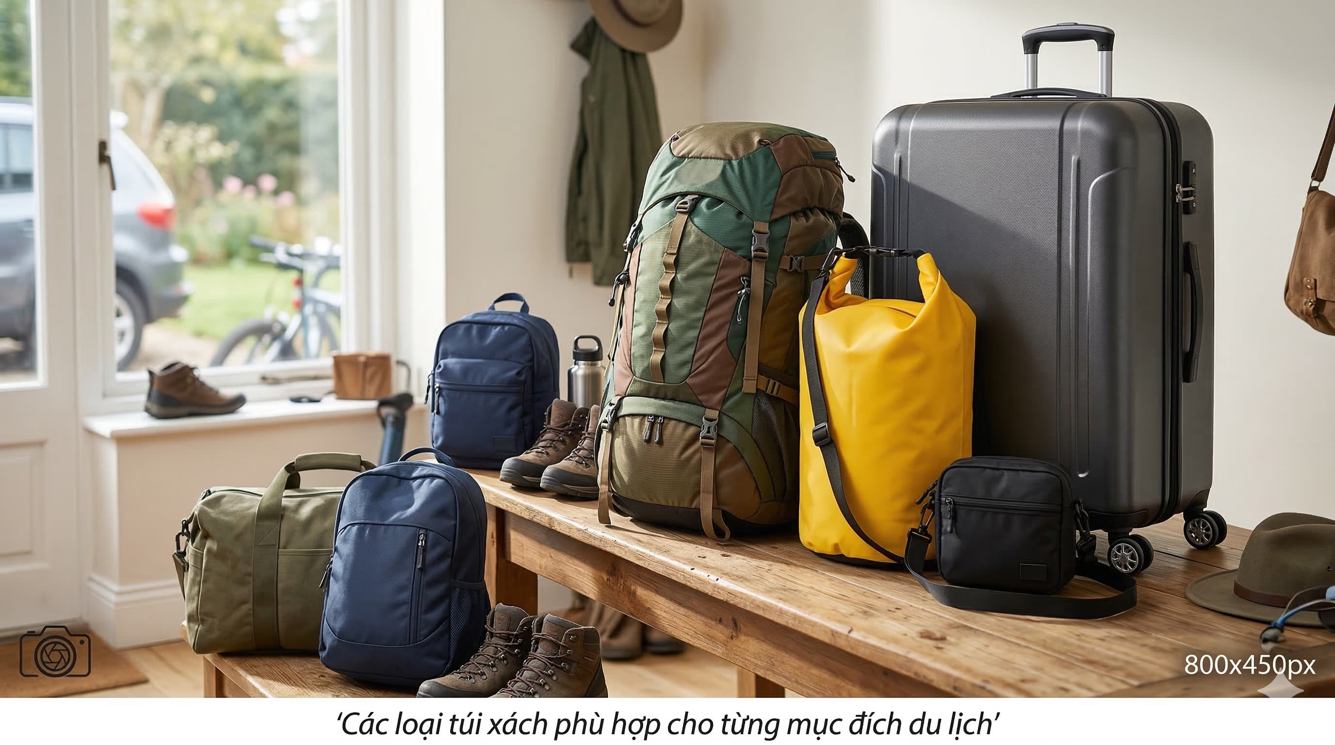 Các loại túi xách phù hợp cho từng mục đích du lịch