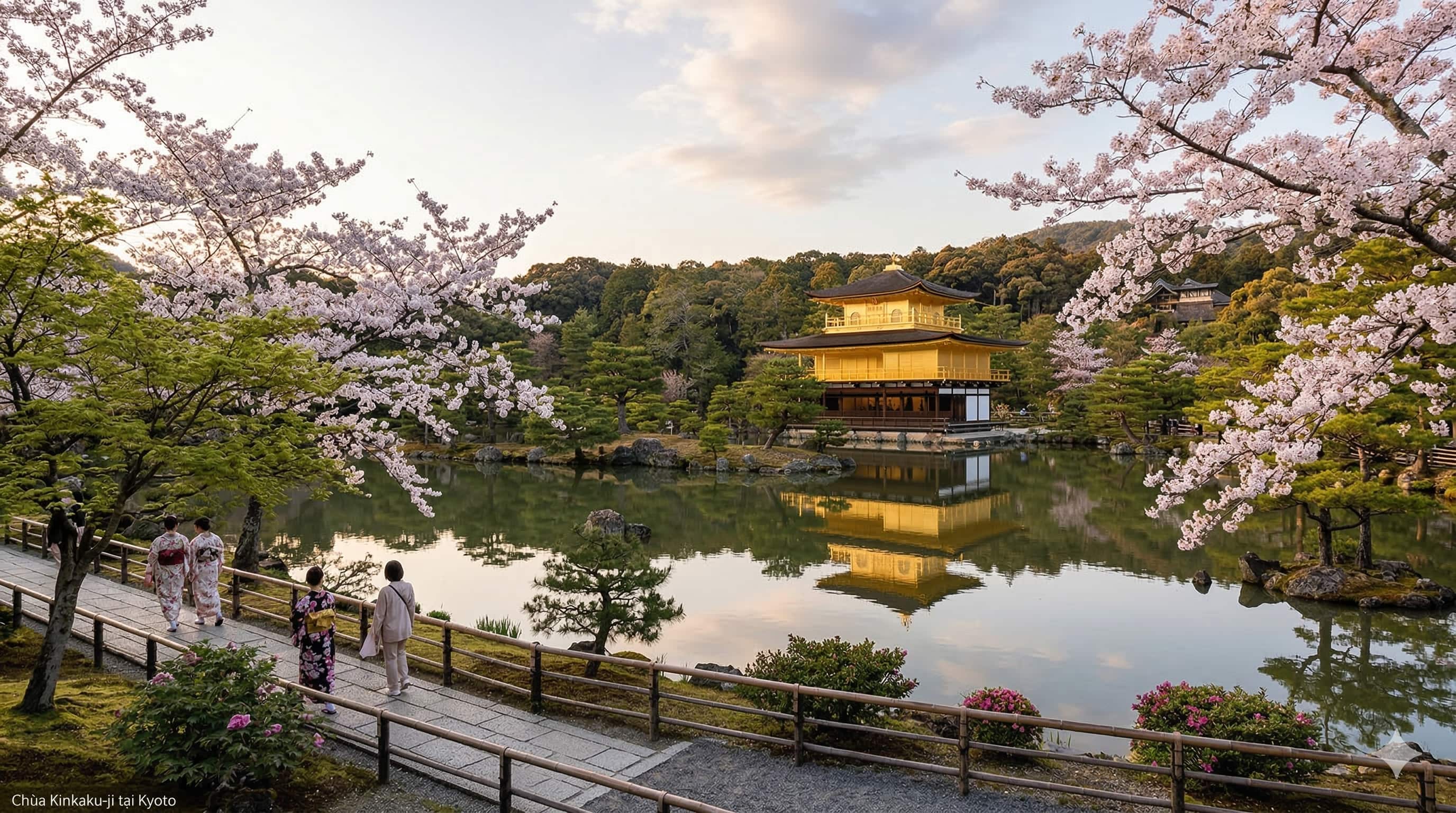 Chùa Kinkaku-ji tại Kyoto