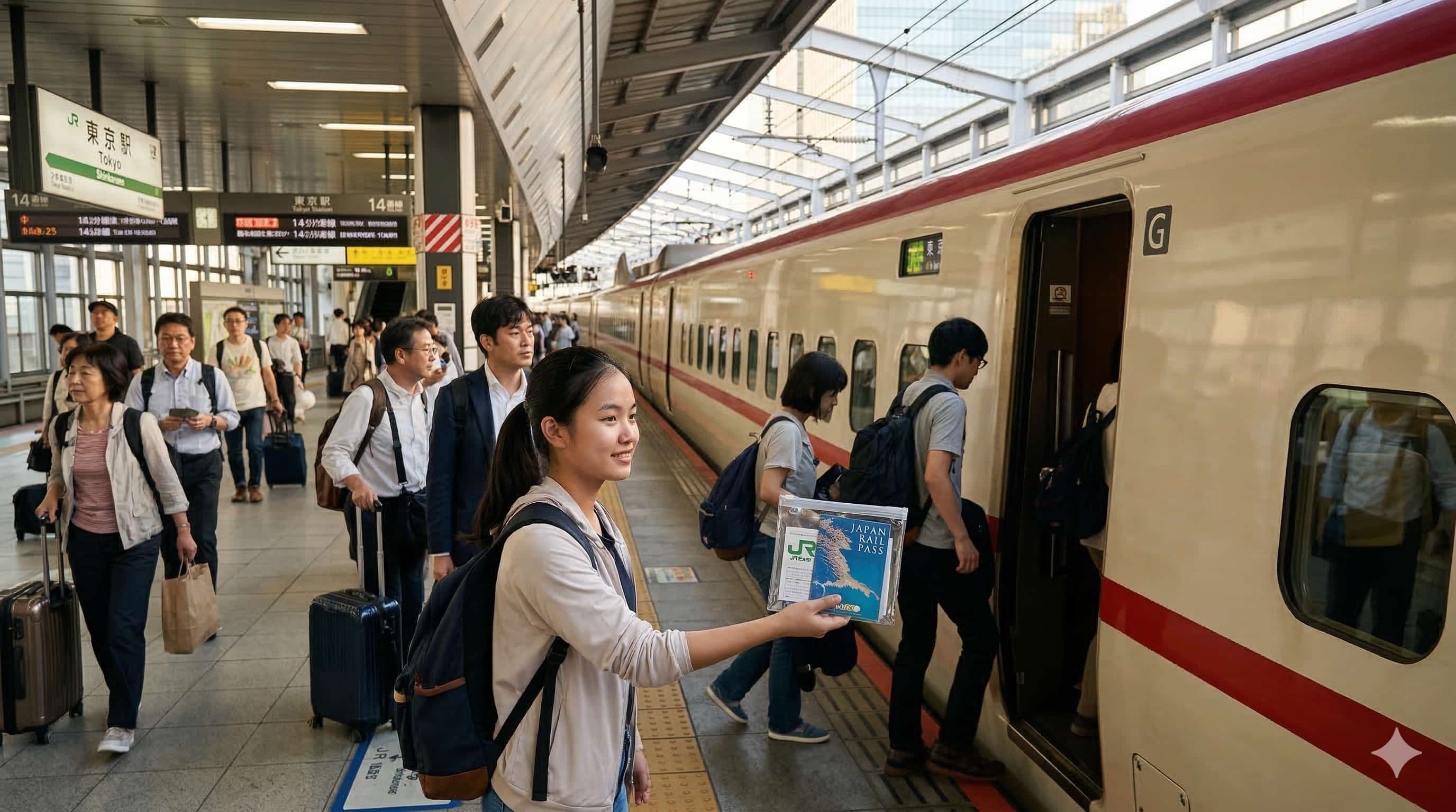 Di chuyển bằng Japan Rail Pass trong Nhật Bản