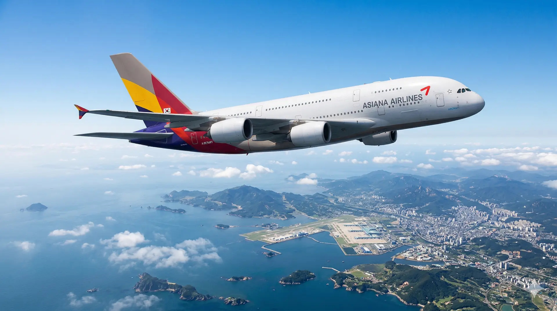 Di chuyển bằng máy bay là lựa chọn phổ biến đến Hàn Quốc