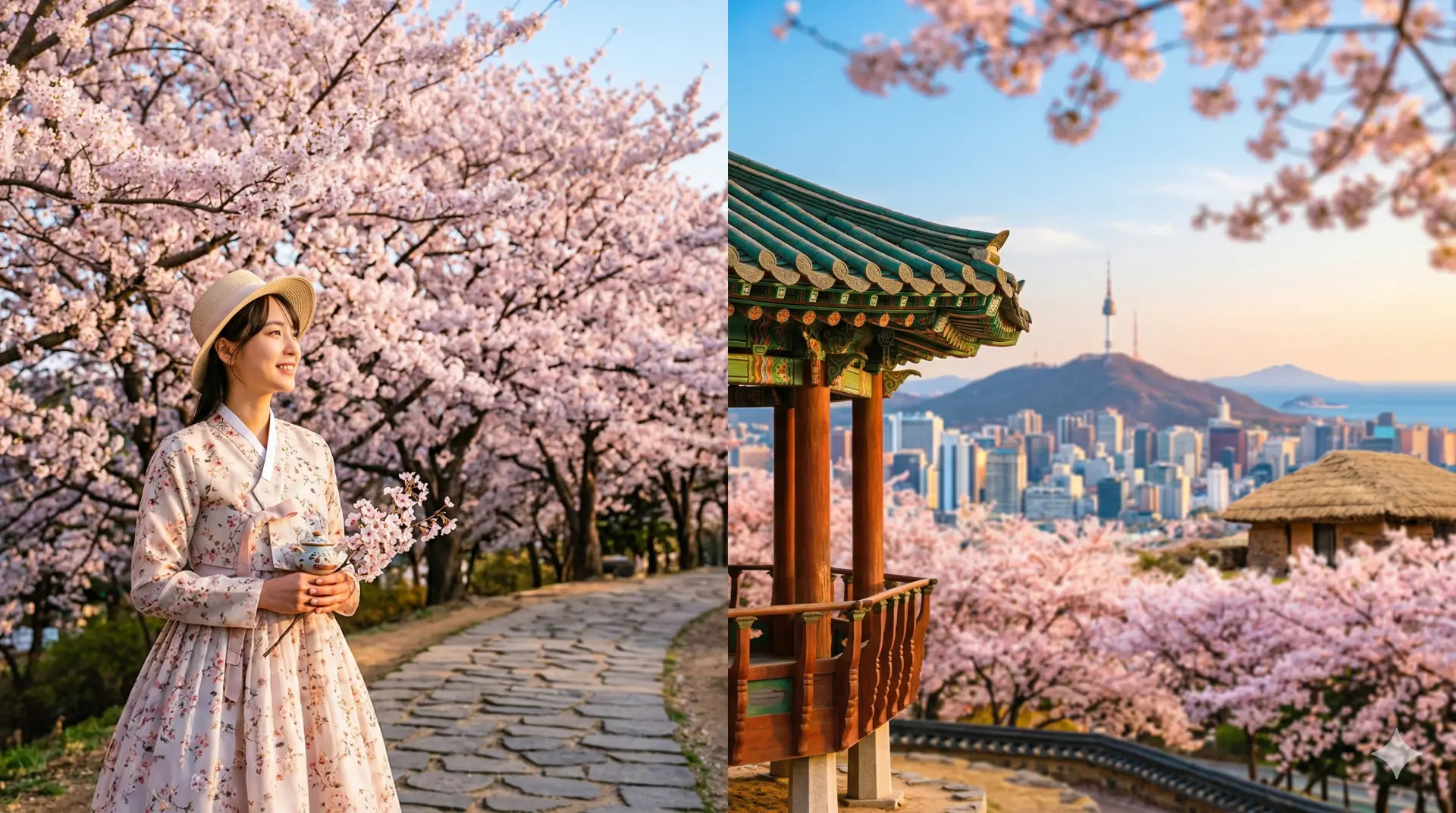 Du lịch Hàn Quốc mùa hoa anh đào Lịch nở + điểm đẹp nhất Seoul Busan Jeju