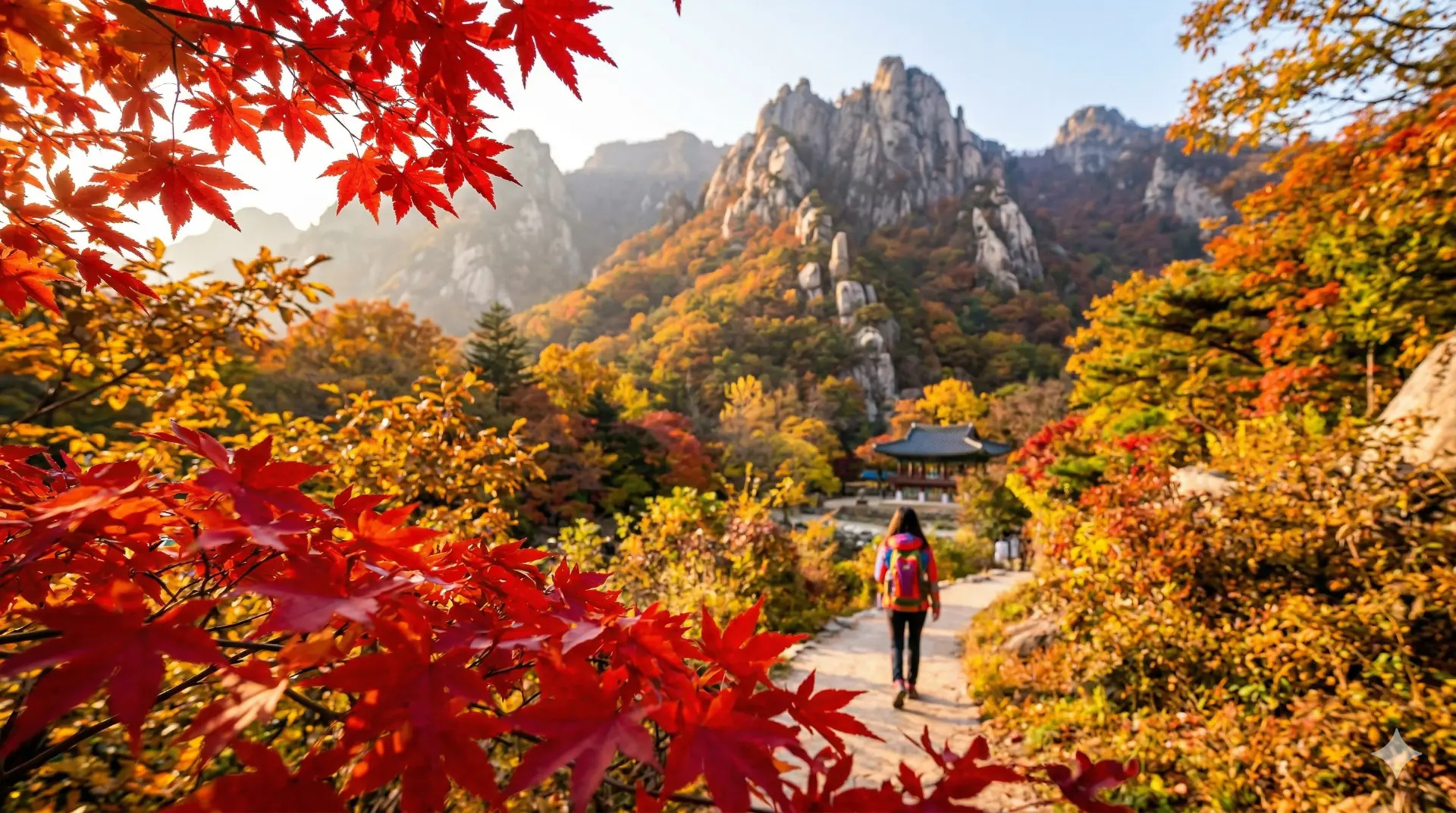 Du lịch Hàn Quốc mùa lá đỏ Lịch + top điểm ngắm lá đẹp nhất Seoraksan Naejangsan
