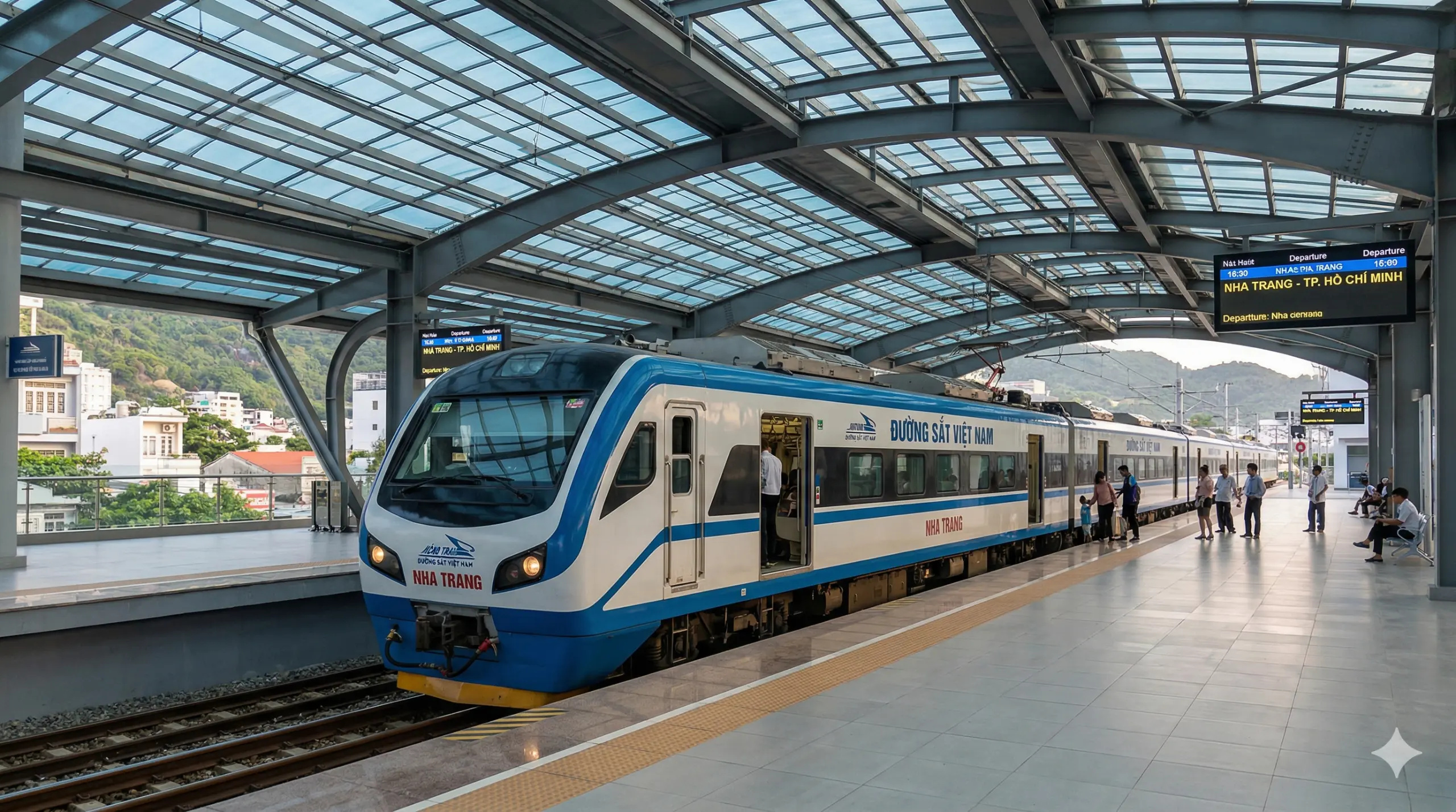 Ga tàu hỏa hiện đại tại Nha Trang