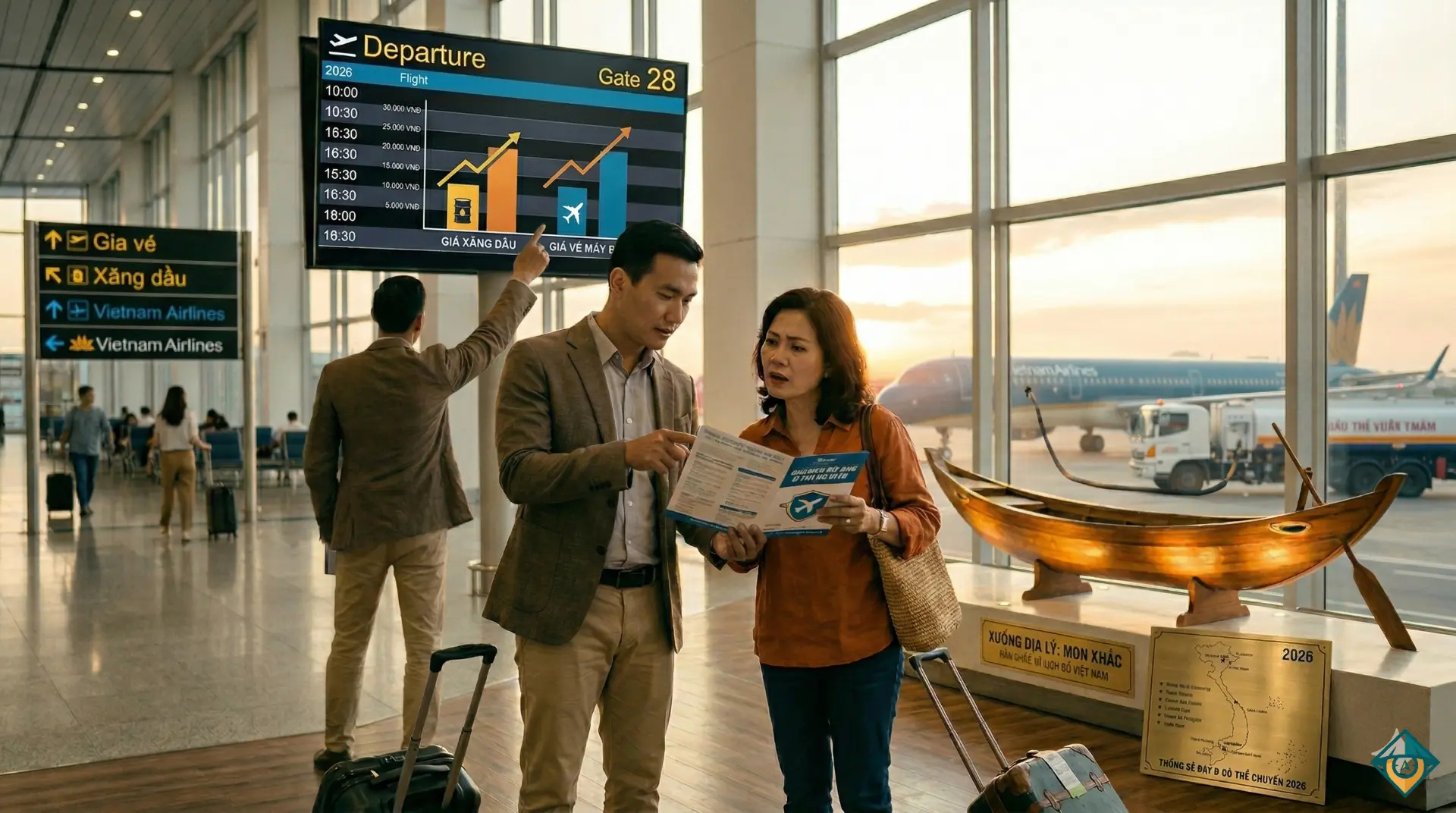 Giá xăng dầu tăng bao nhiêu % trong 5 năm và ảnh hưởng đến vé máy bay