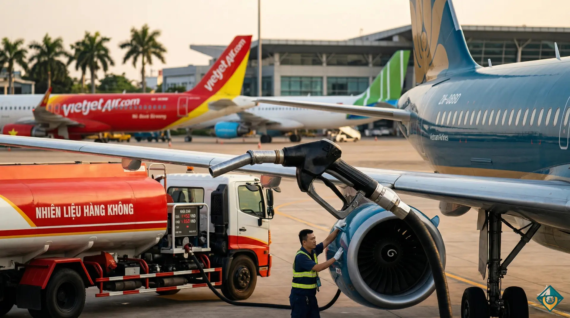 Hãng bay Việt Nam gặp khó vì giá nhiên liệu tăng