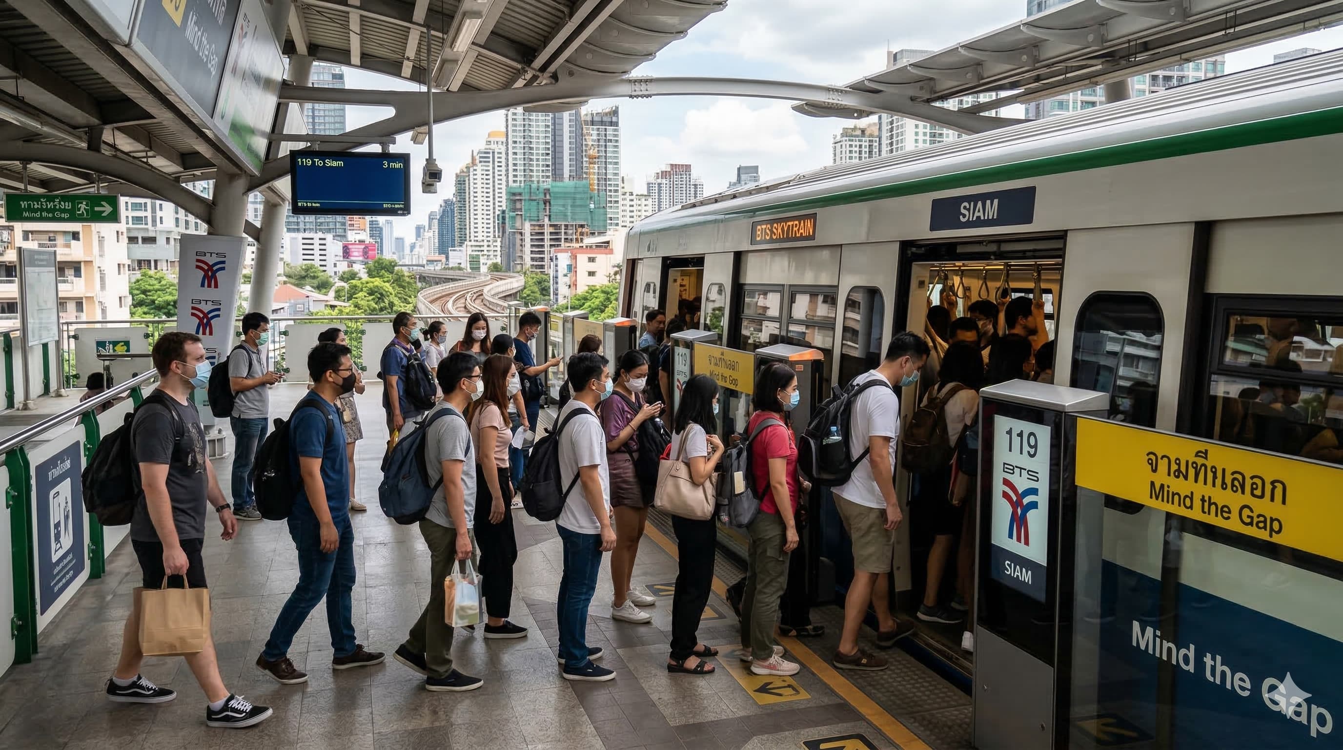 Hệ thống BTS Skytrain tại Bangkok