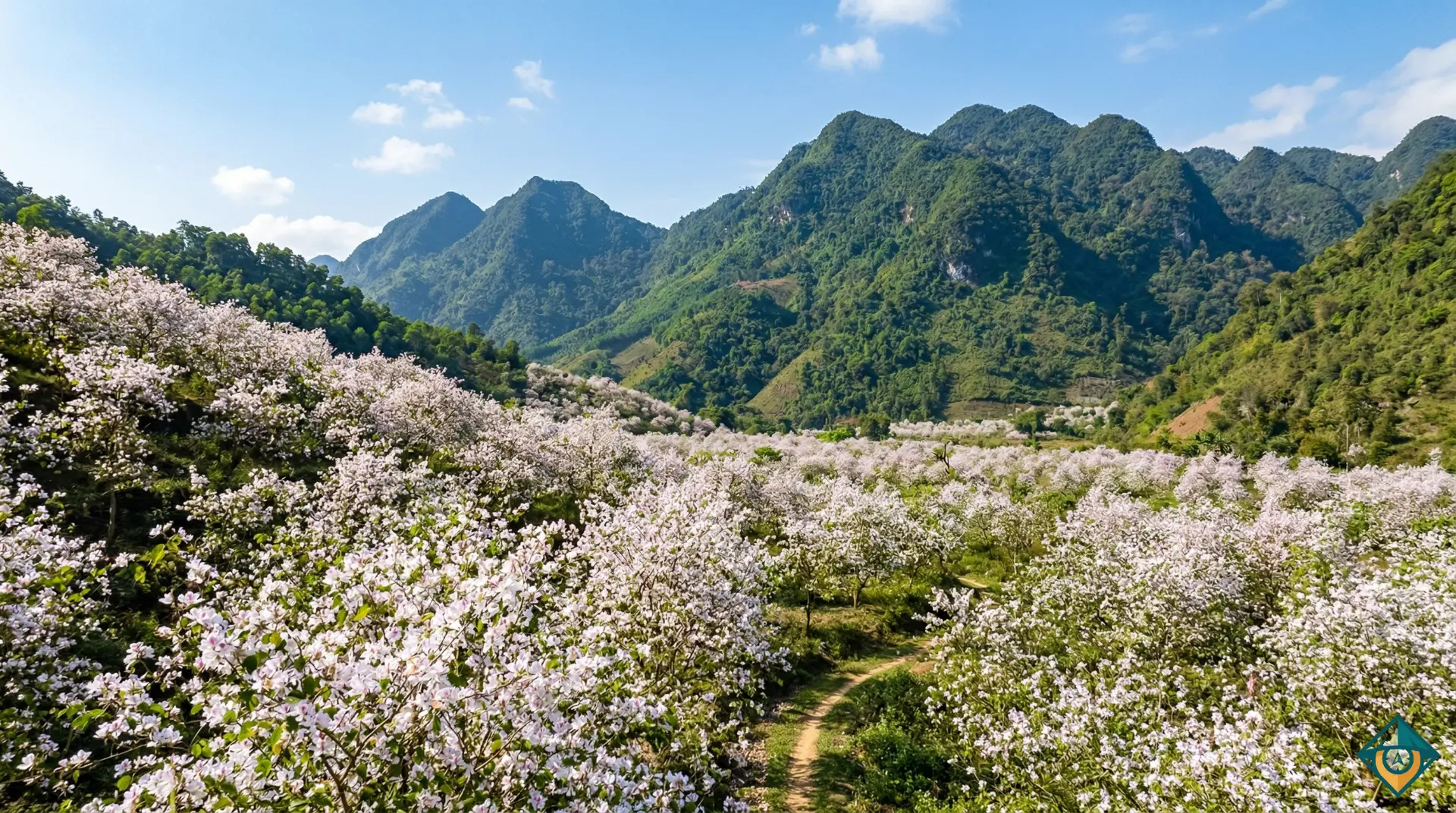 Hoa ban nở rộ tại Điện Biên