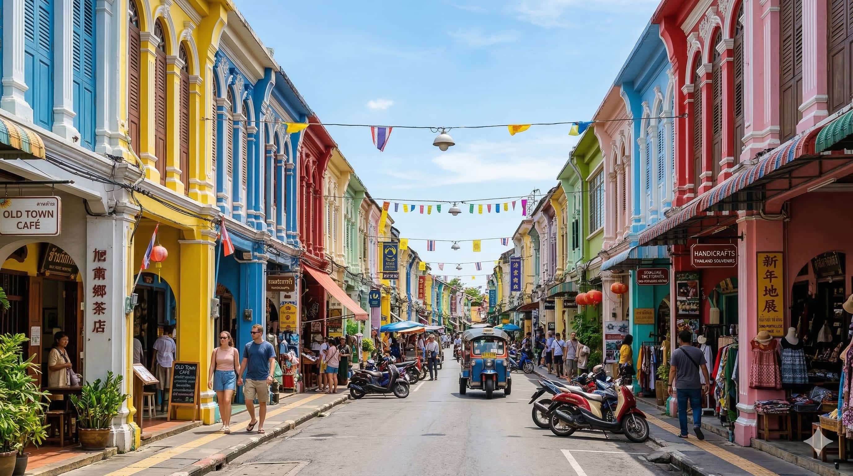 Khám phá khu phố cổ Phuket với kiến trúc độc đáo