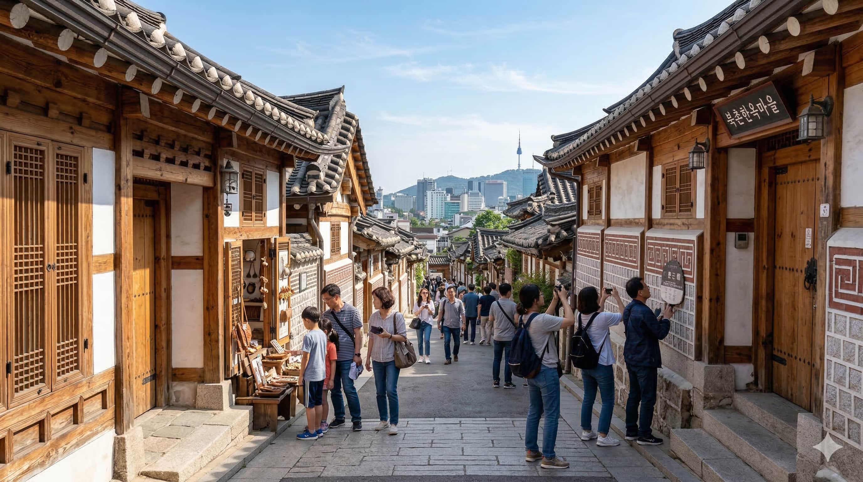 Khám phá làng văn hóa Bukchon Hanok