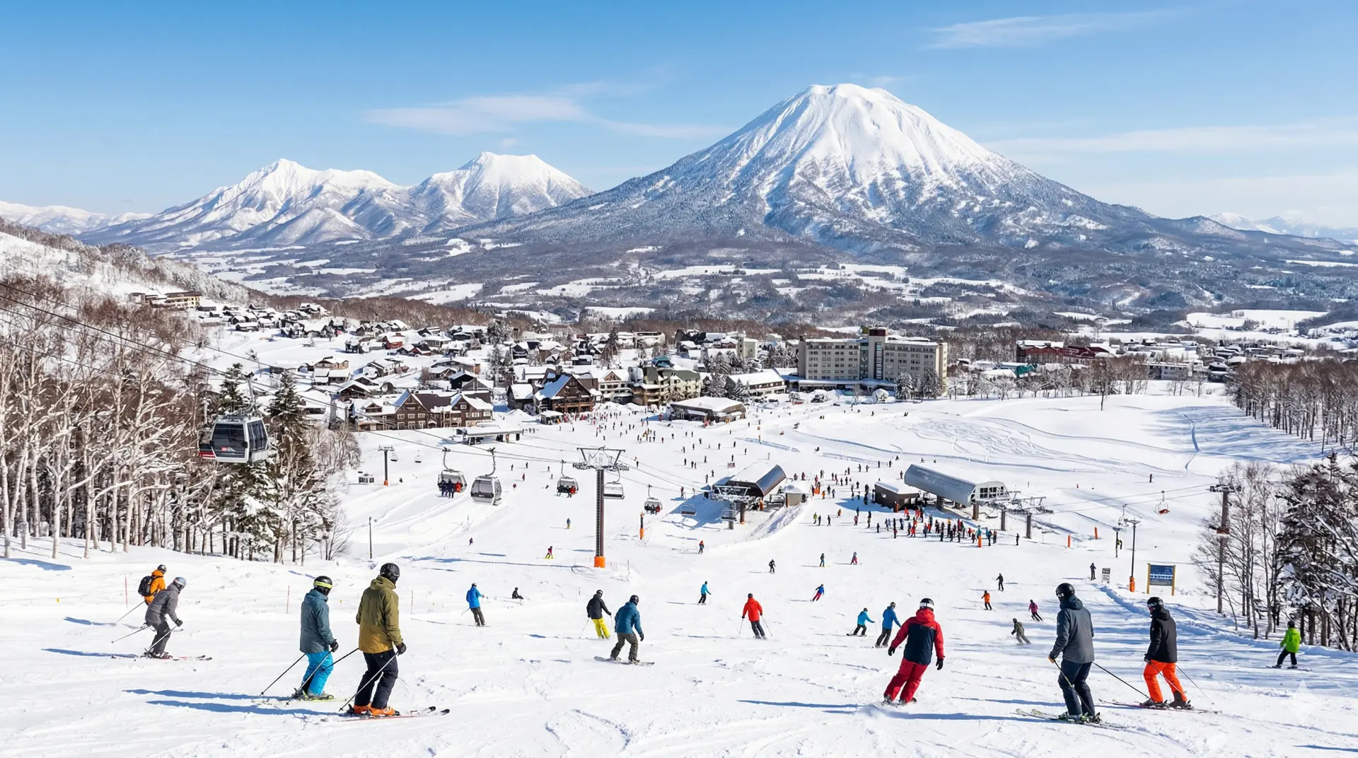 Khung cảnh trượt tuyết tuyệt đẹp tại Niseko, Hokkaido