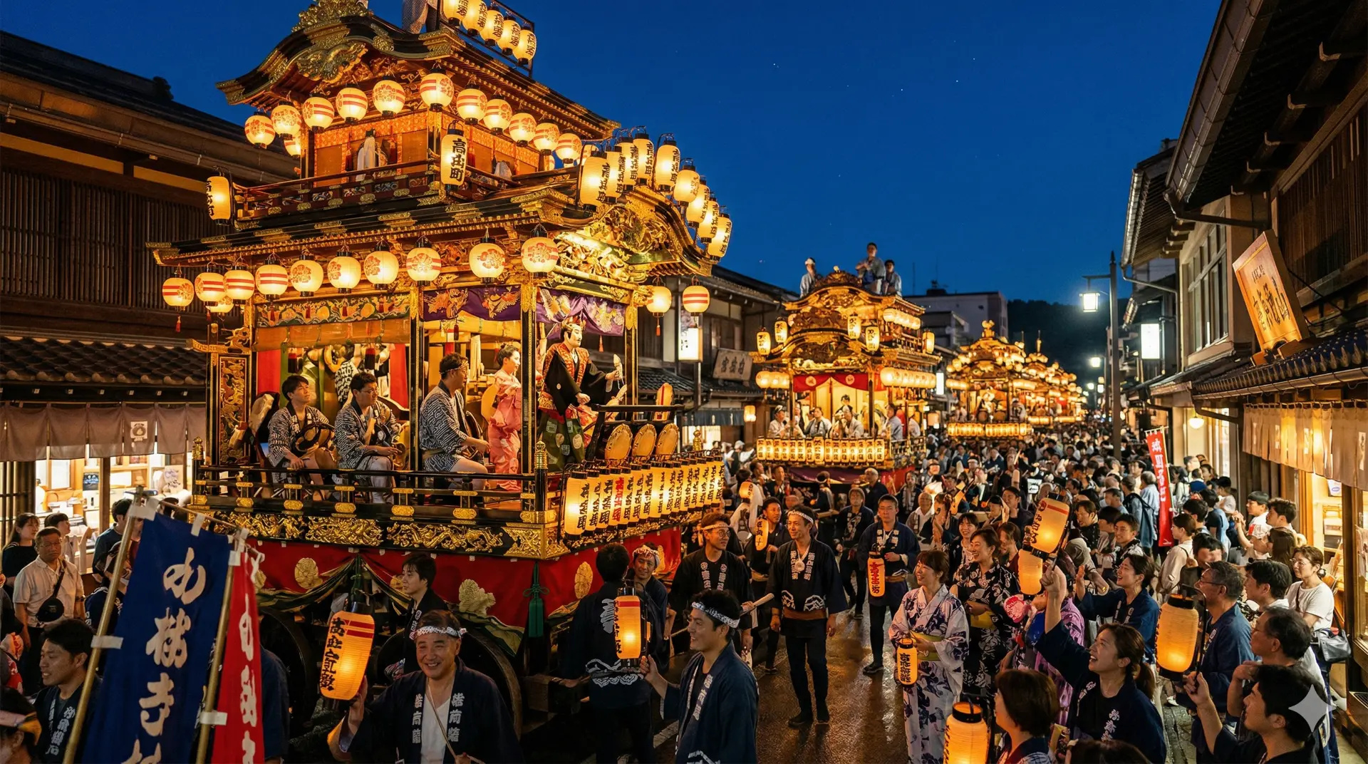 Kiệu lễ hội lung linh tại Takayama Matsuri