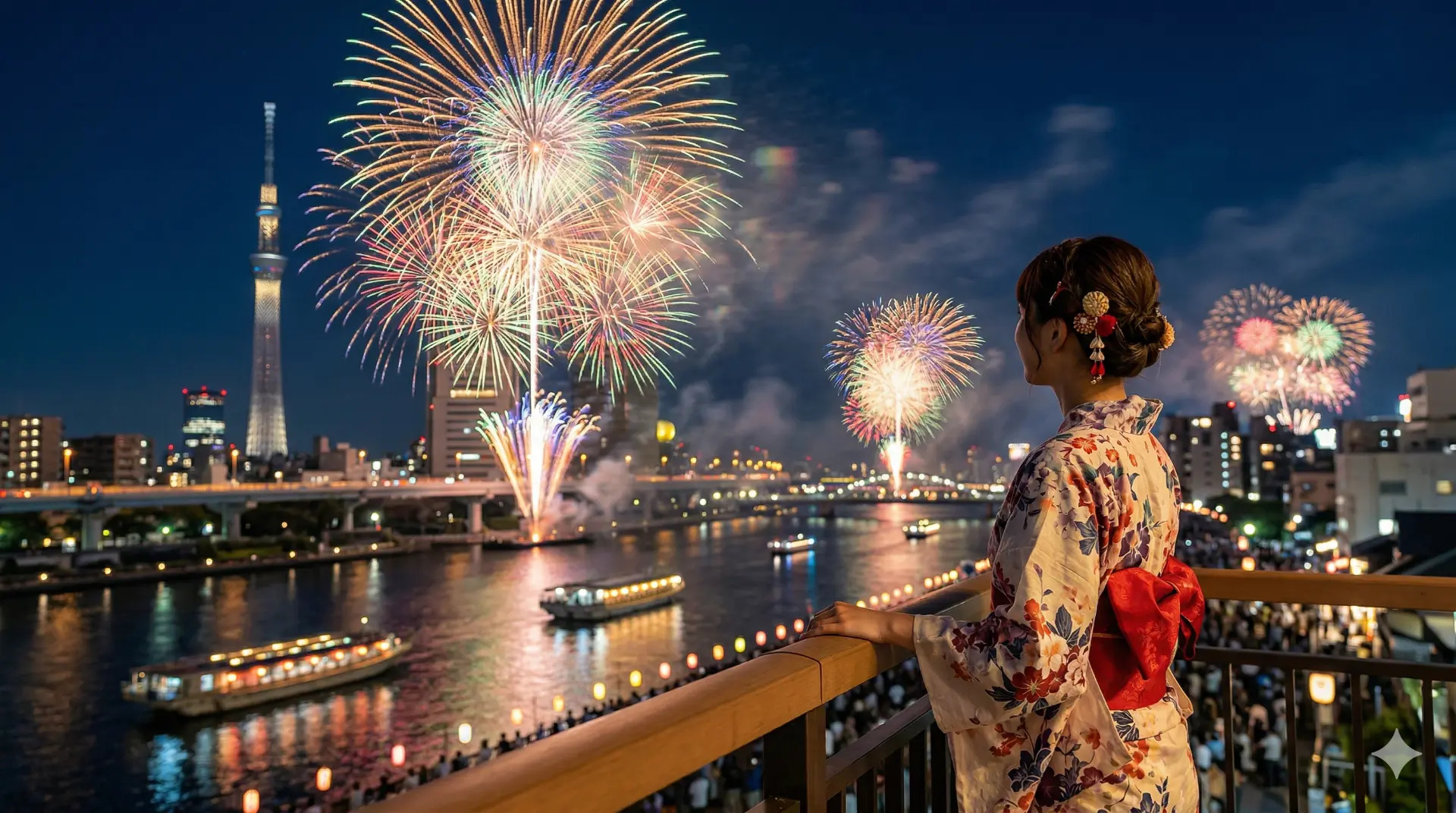Lễ hội pháo hoa Nhật Bản Lịch và địa điểm đẹp tại Tokyo, Osaka