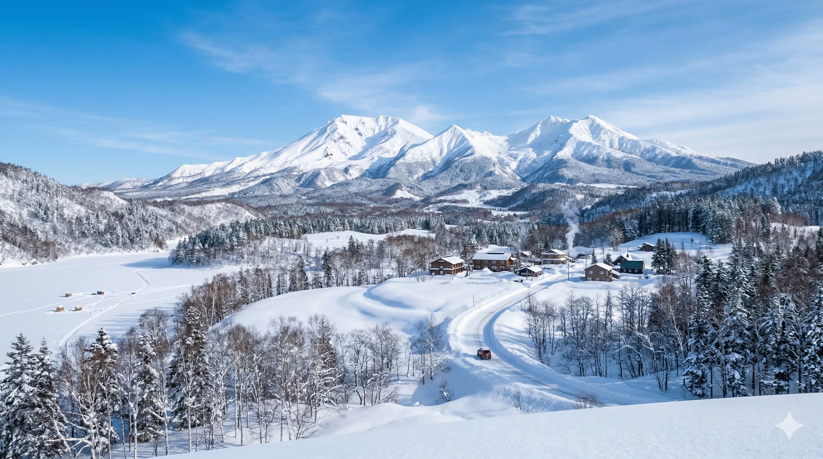 Mùa đông Hokkaido với phong cảnh tuyết trắng tuyệt đẹp