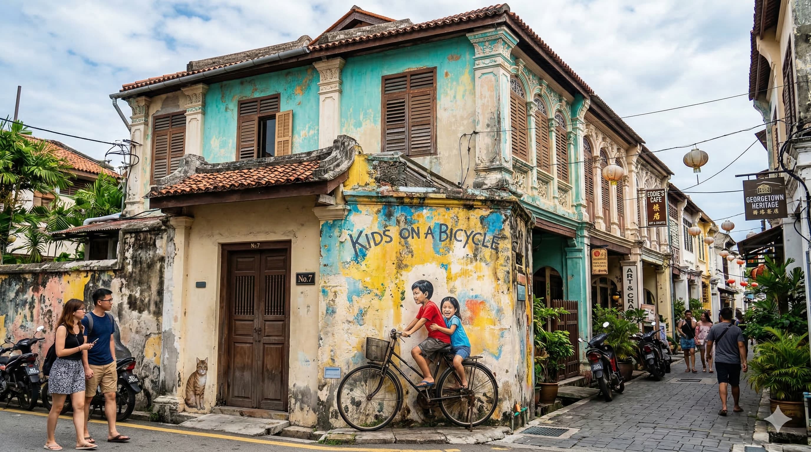 Nghệ thuật đường phố tại Georgetown, Penang