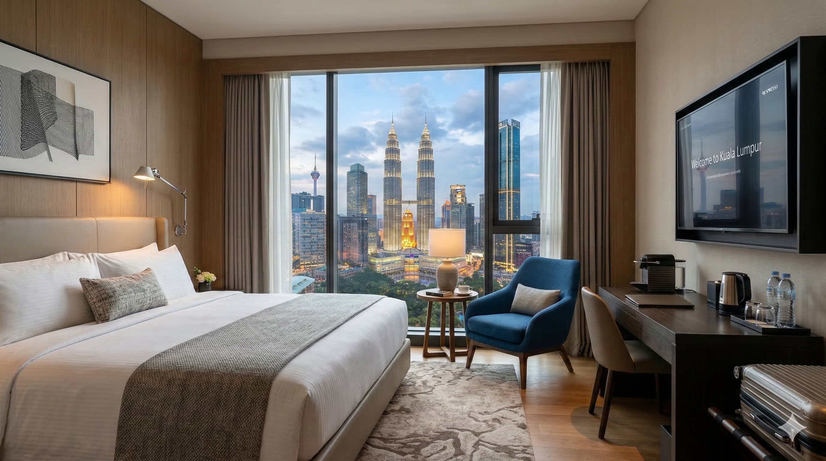 Phòng khách sạn tiện nghi tại Kuala Lumpur