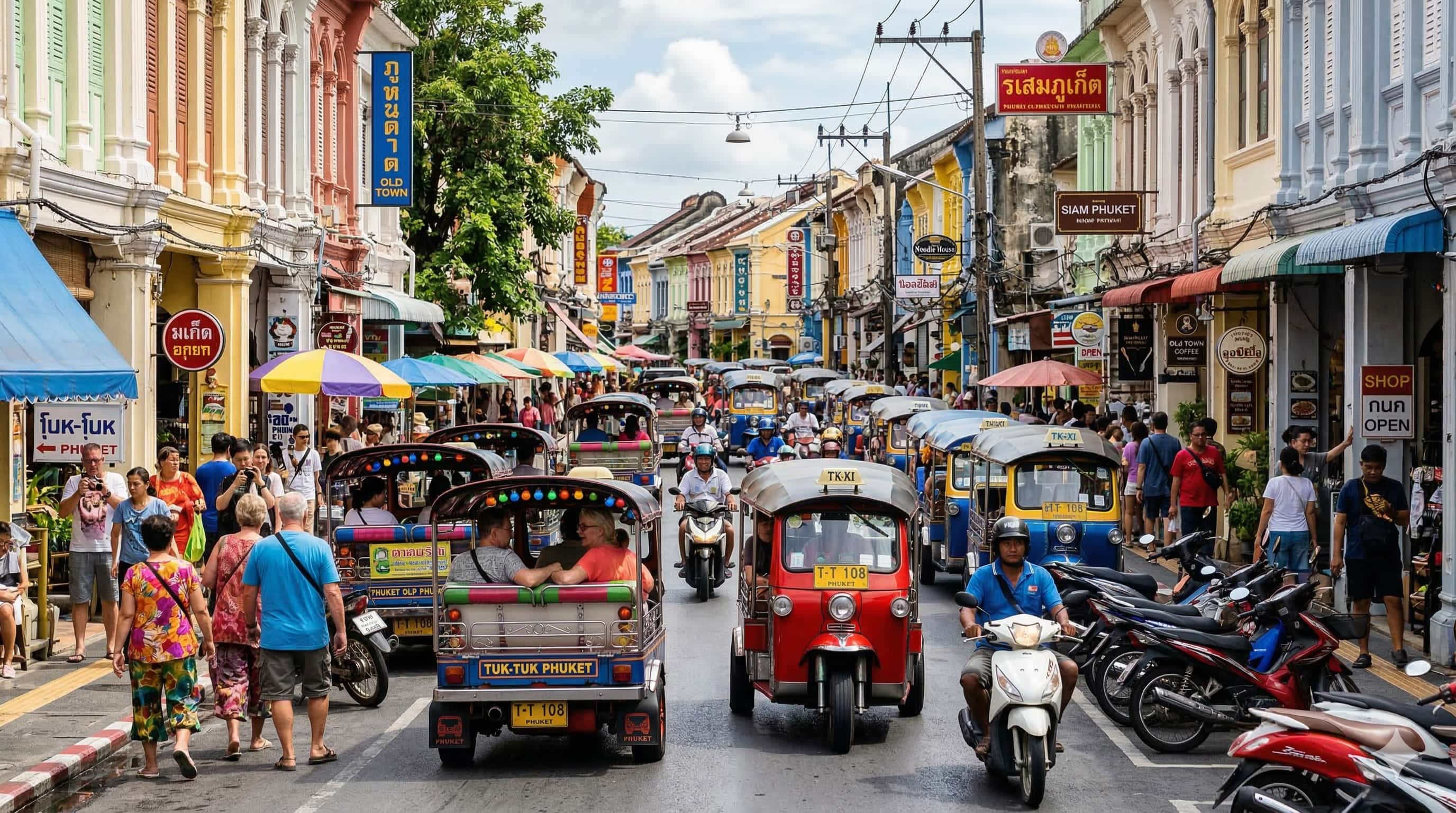 Phương tiện di chuyển phổ biến tại Phuket