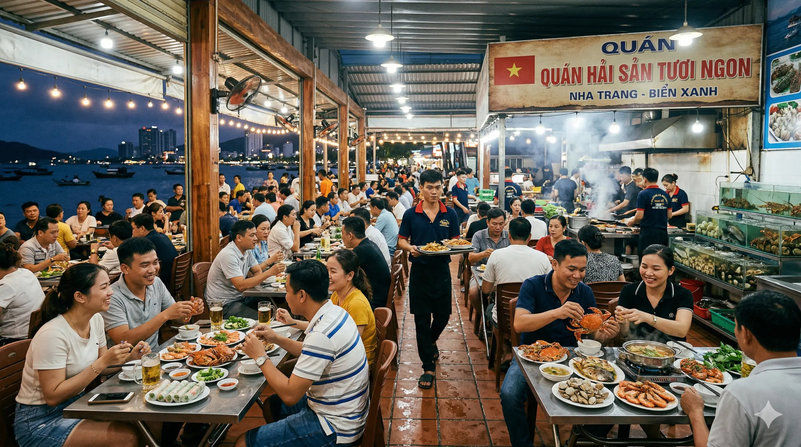 Quán hải sản tươi ngon tại Nha Trang