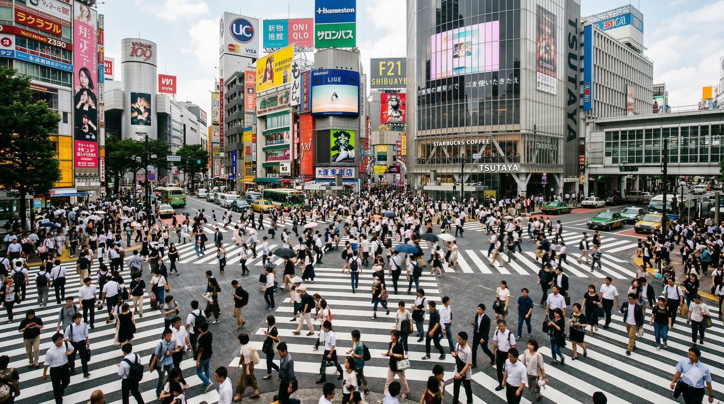 Shibuya sầm uất tại Tokyo, Nhật Bản