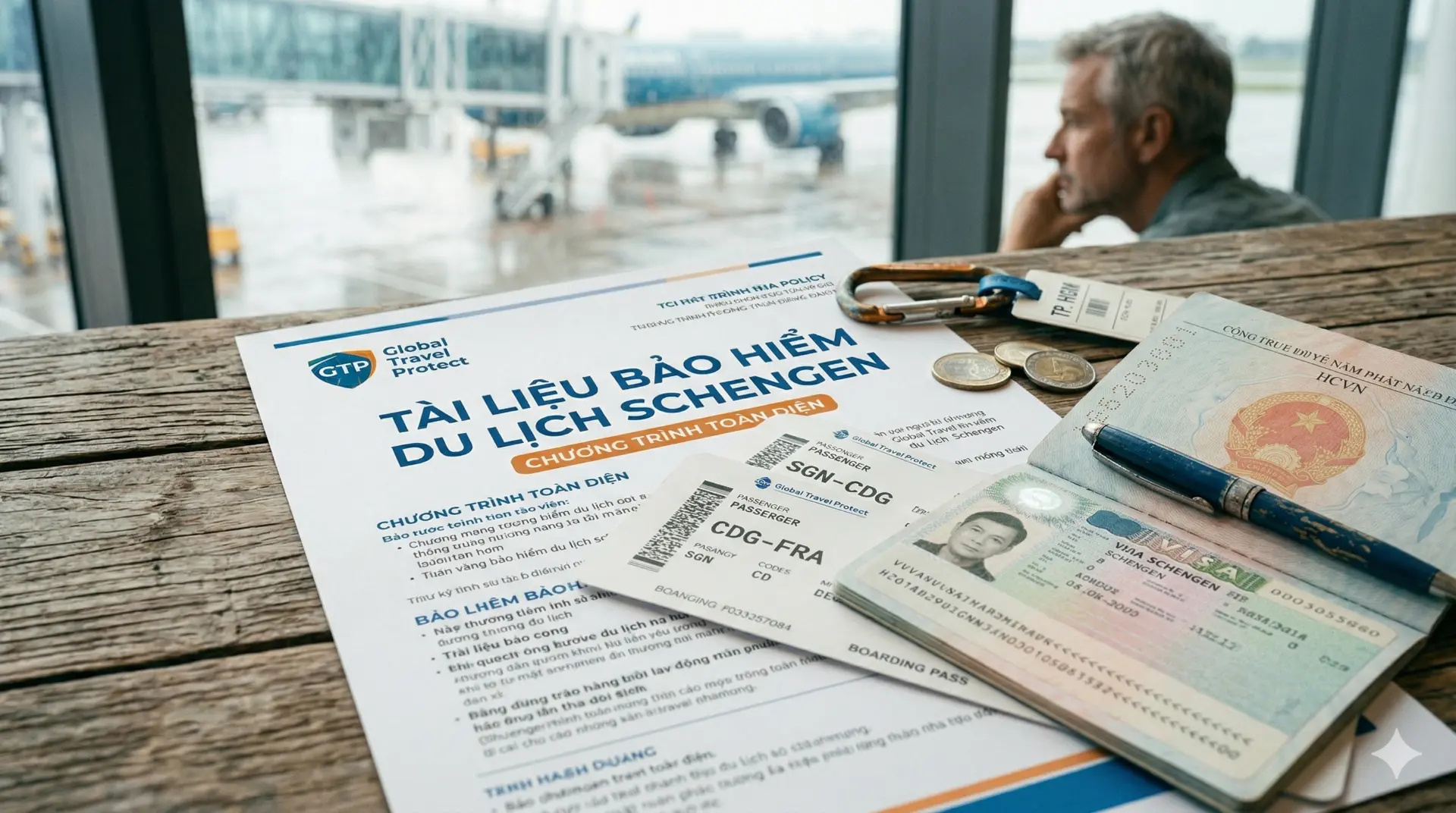 Tài liệu bảo hiểm du lịch Schengen
