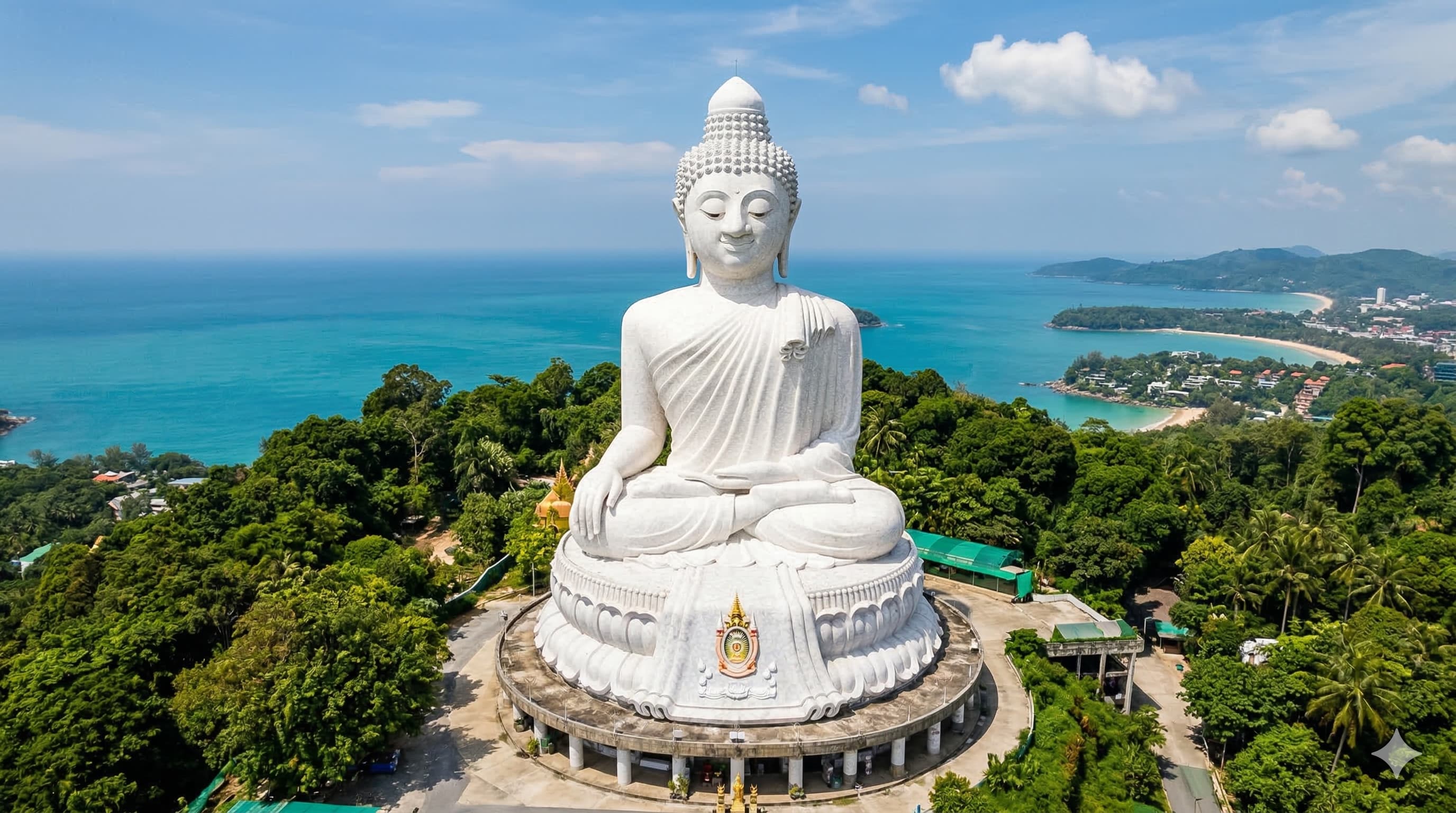Tượng Phật lớn trên đồi Nakkerd ở Phuket